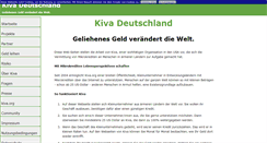 Desktop Screenshot of kiva-deutschland.org