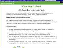 Tablet Screenshot of kiva-deutschland.org